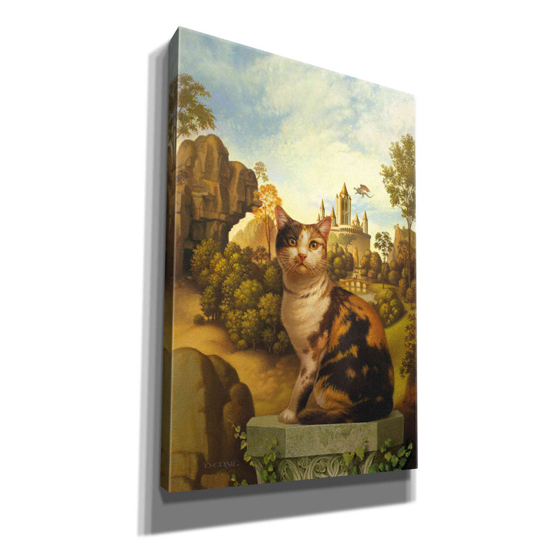 Sur toile, H 18 po x l 12 po x P 0,75 po
