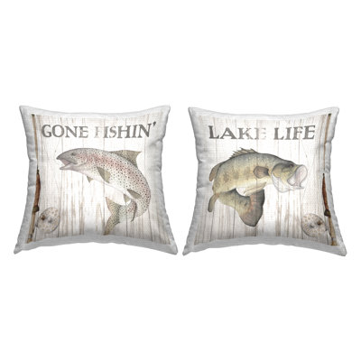 Ensemble de 2 coussins d'extérieur Lake Life