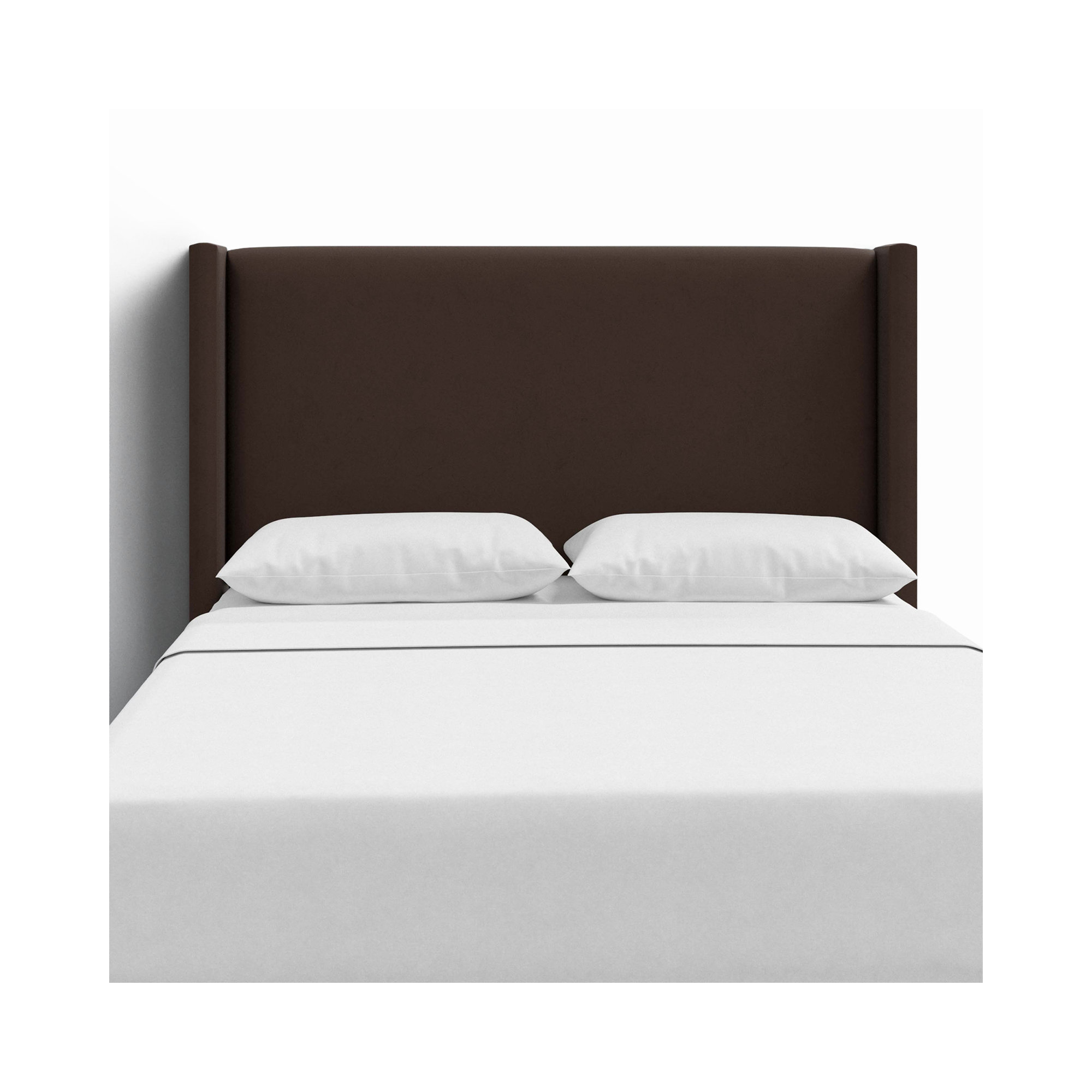 Hanson Upholstered Headboard, King, Classic Chocolate Velvet