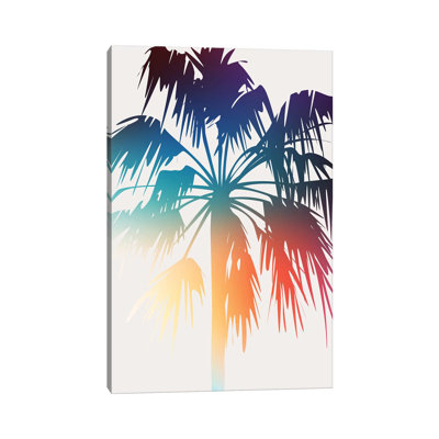 Prideful Palm by Kubistika - Wrapped Canvas Print