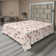 Drap plat à motif floral bohème Ambesonne