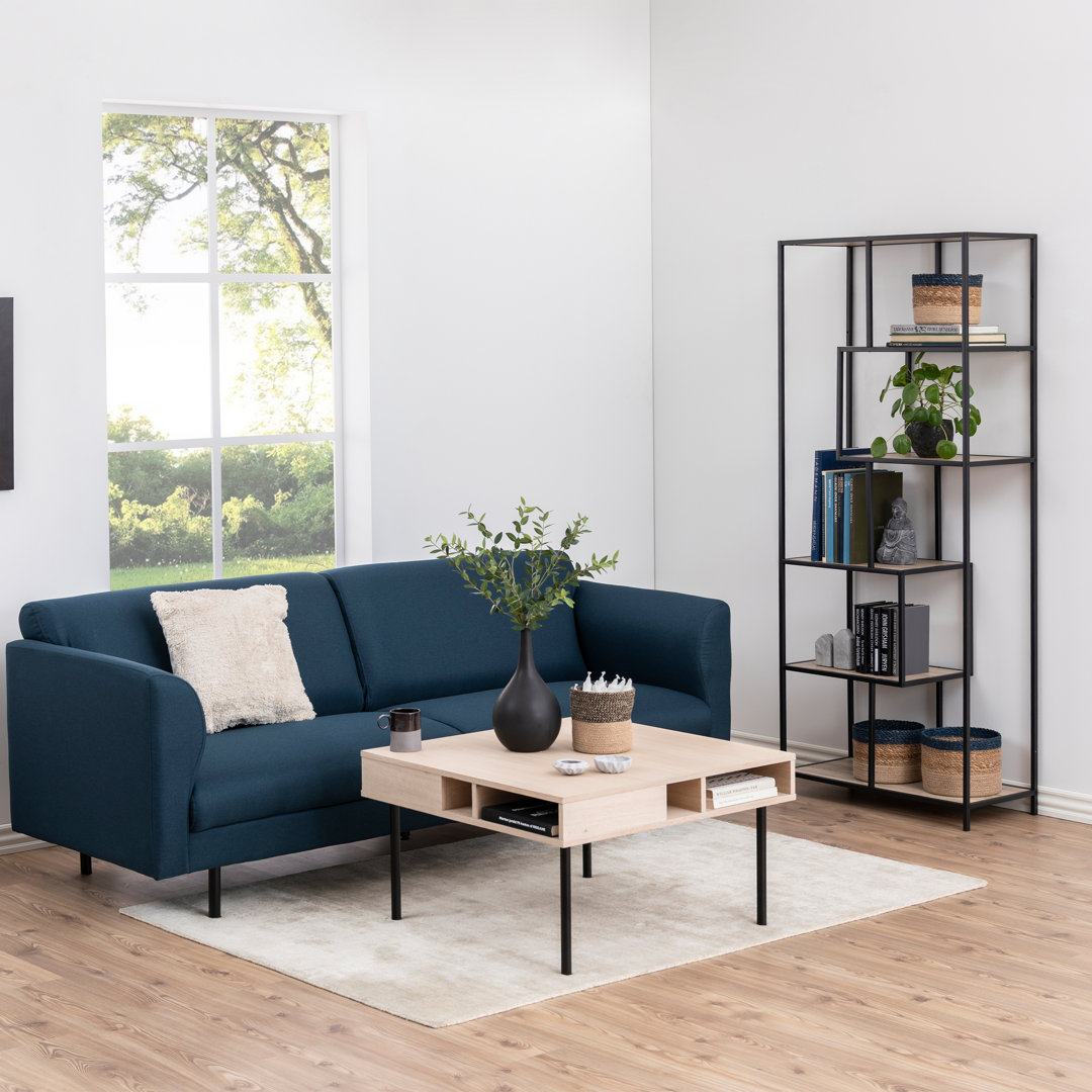 185cm H x 77cm W Metal Geometric Bookcase
