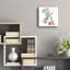 «Rainbow Seeds Monogram K» par Lisa Audit, art mural en verre acrylique-858983150