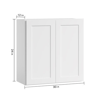 Armoire murale prête à assembler 2 portes