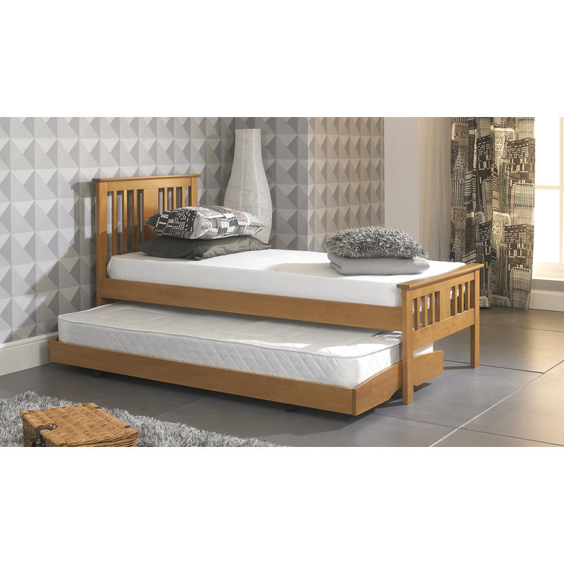 Solid Wood Daybed with Trundle, Oak