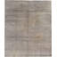 Handmade Cotton and Silk Abstract Area Rug