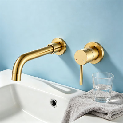 Robinet mural à poignée simple Topcraft pour lavabo ou baignoire