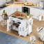 Kitchen Island With 2 Drawers And 2 Doors-813038210