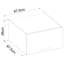Laundreezy Overhead cabinet, 1 flap-650836660