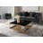 Glass Top Coffee Table - Gold