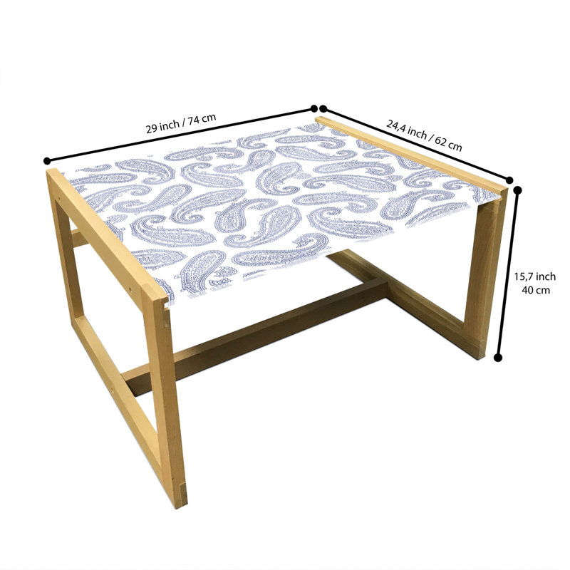 Jaelin Sled Coffee Table, 40cm H x 74cm W x 62cm D