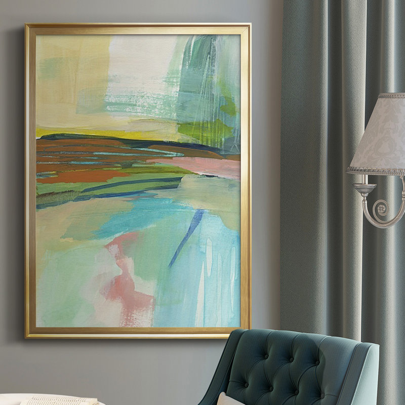 Radiant Horizon IV - Print, Gold, 42.5" H x 30.5" W x 1.25" D