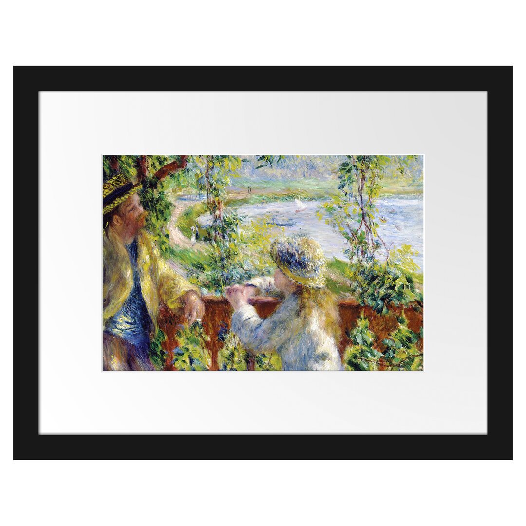 Gerahmter Kunstdruck Near the Lake von Pierre-Auguste Renoir