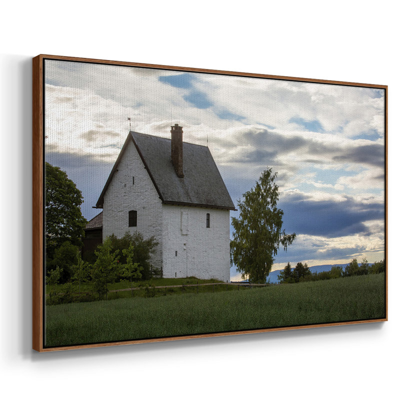 Serene Escape, reproduction d'art sur toile, H 41 po x l 27 po x P 2 po, Noyer