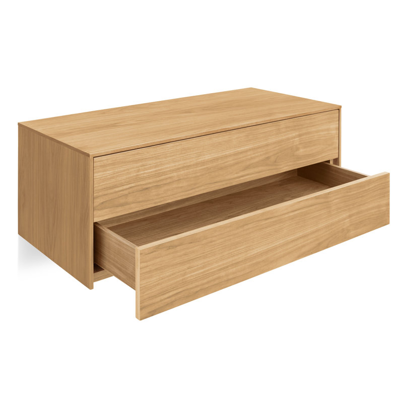 Wonder Wall 2.0 Solid Wood Accent Chest, White Oak