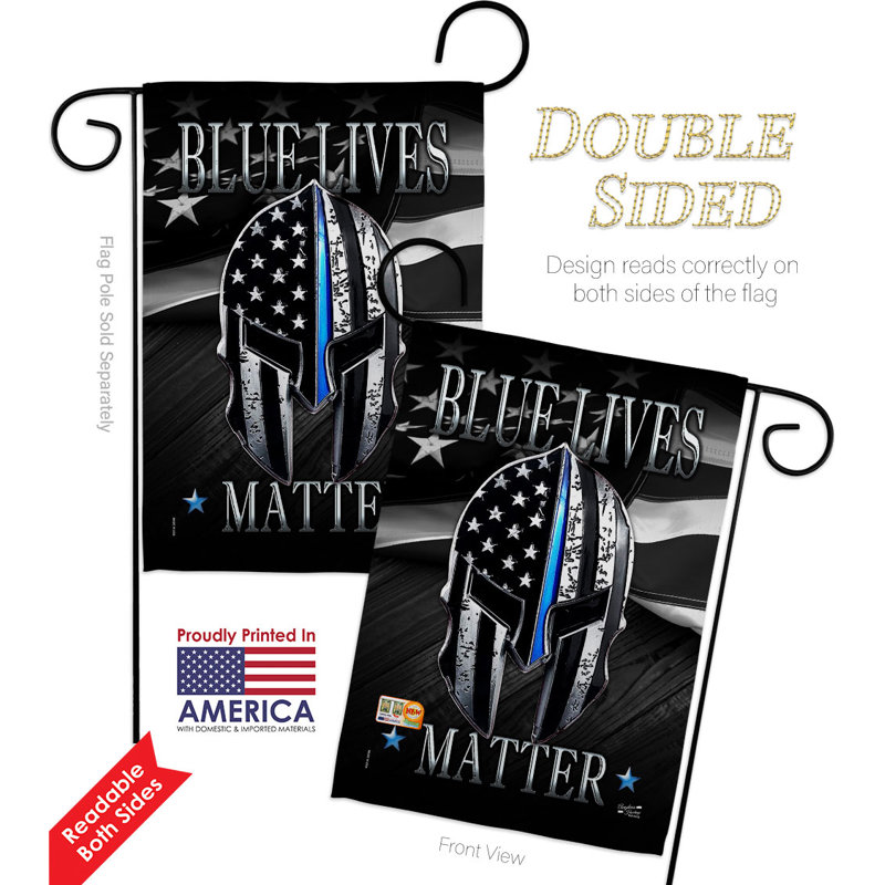 Double Sided 222'' H x 156'' W Polyester Flag Set
