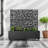 Metal Planter Box with Trellis with Wheels-689363910