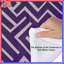 Édredon mauve à motif en zigzag-128547995