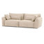 Canapé modulaire 70,87 "beige 100% polyester-129742496-129742498