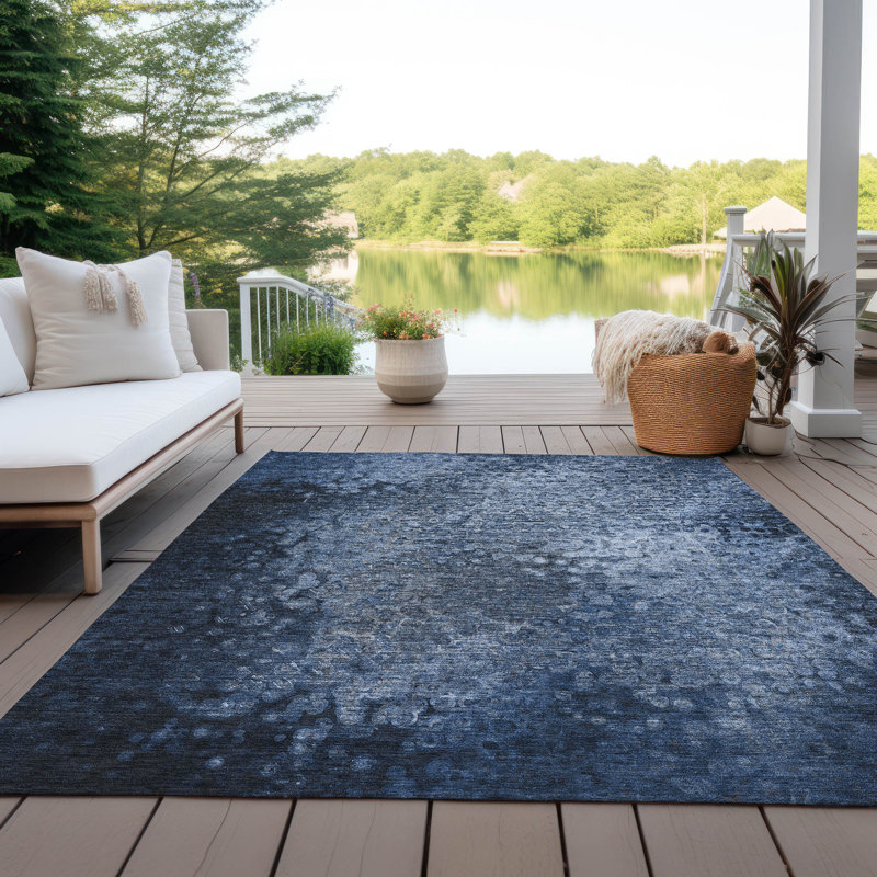 Tapis intérieur / extérieur Rosemond, Rectangle 10 pi x 14 pi