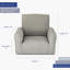 Fauteuil et repose-pieds 9 enfants Abbottson