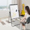 Free Standing Height Adjustable Random Flip Double-Sided Whiteboard