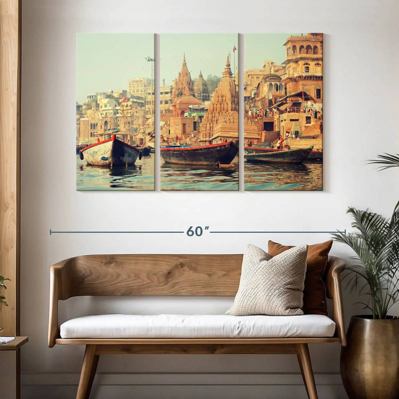 Sebbie Varanasi, 32" H x 50" W