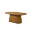 Table basse ovale de style moderne 1pc