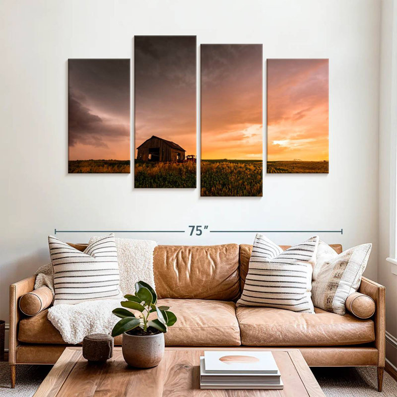 Lilie Barn And Oklahoma Sunset