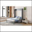 Lit escamotable double pleine grandeur avec coussin-561508859