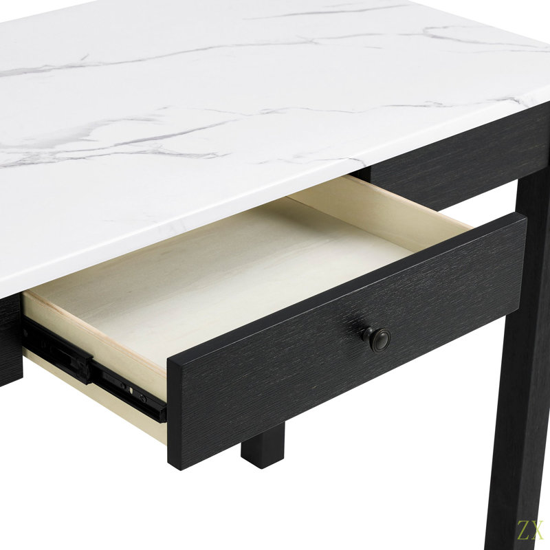 Meuble de bureau moderne en faux marbre 1 pièce