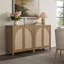 Boho - Buffet en rotin avec tablettes réglables-362371664