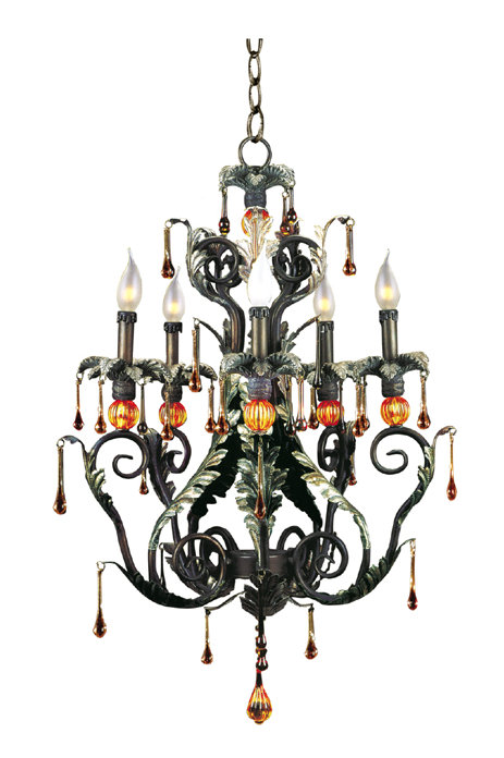 Lustree 5 lumières façon bougie/classique