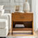 Reeder 2-Drawer Modern Nightstand with Secret Hidden Compartment and Built-in Outlets
