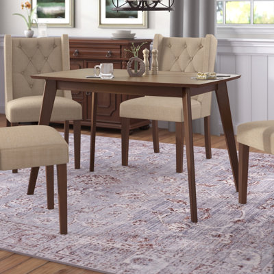 Bartlow Solid Wood Base Dining Table