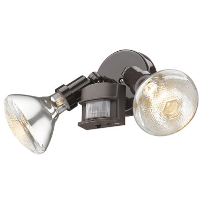 Cosner 2 - Head Hardwired Outdoor Security Flood Light with Motion Sensor