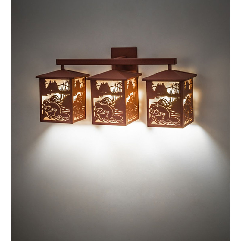 Beaver At Work 3 - Light LED Vanity Light