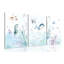 3 Piece Wrapped Canvas Wall Art