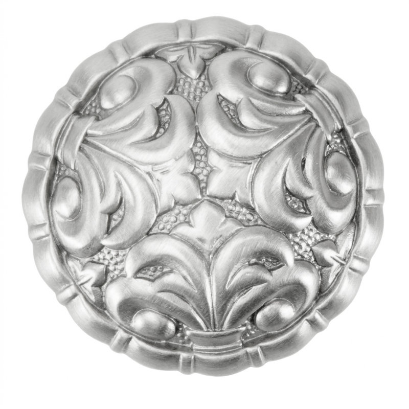 BELLEVIEW KNOB; MUSEUM, SATIN NICKEL