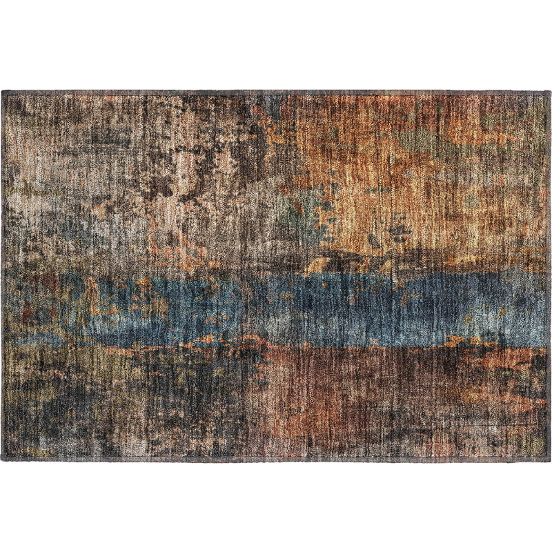Premium Machine Washable Dominick AMF1204 Abstract Rug, Rectangle 1'8" x 2'6"