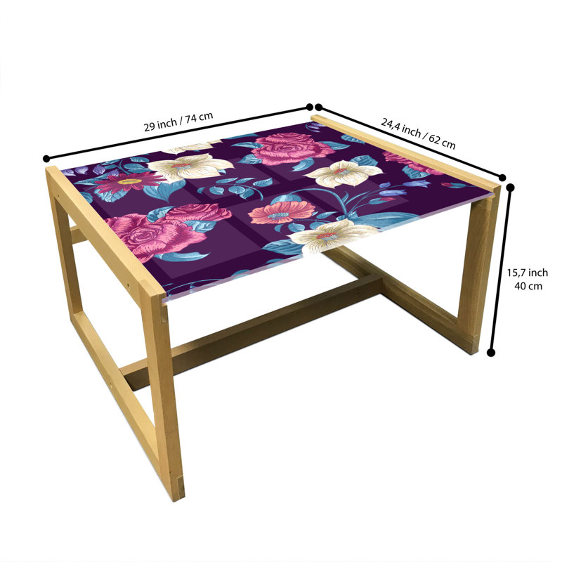 Jaidin Sled Coffee Table, 62cm H x 74cm W x 40cm D