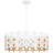 Rennane 4-Light Matte White Pendant Light
