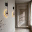 Stone and Aluminium Flush Mounted Sconce