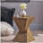 TESS Modern Side Table – Stylish End Table Compatible with Living Room, Bedroom, or Office,Versatile Home Furniture,Natural Color-858323235