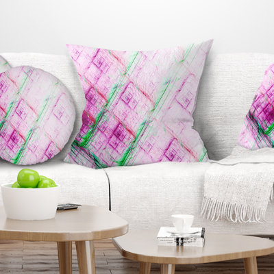 Abstract Fractal Grill Pattern Pillow
