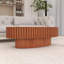 Table basse ovale en bois pour le salon-1441307960