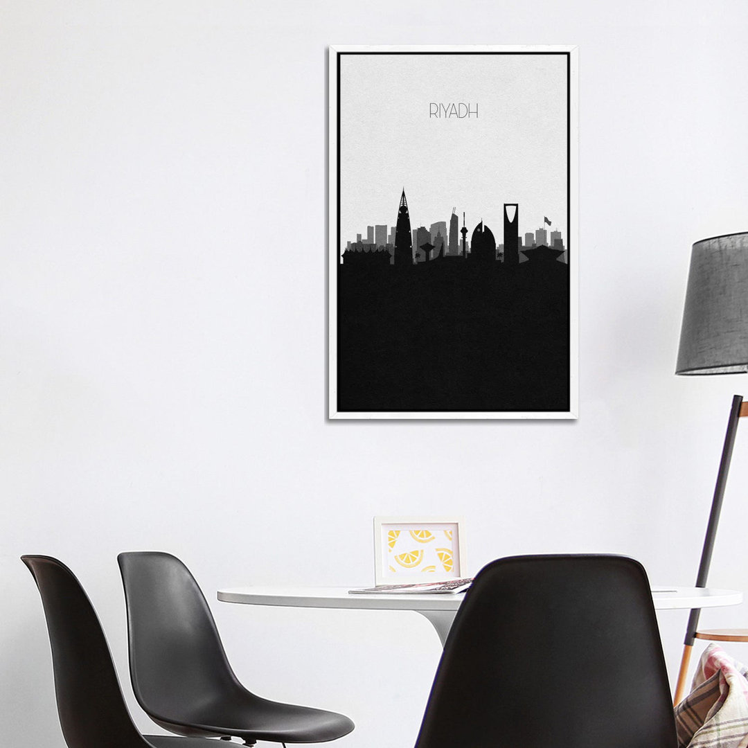 Riyadh, Saudi Arabia City Skyline by Ayse Deniz Akerman - Print on Canvas