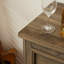 Armoire à vin grise, 2 tiroirs, amovible, pour la cuisine, la salle à manger, le rangement multifonctionnel, la cuisine et la salle à manger