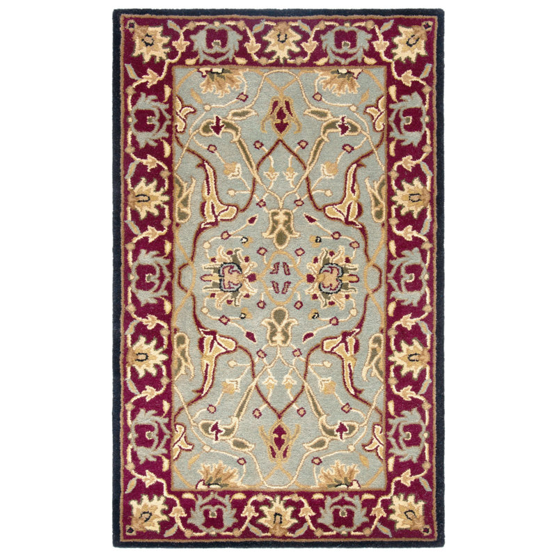 Balthrop Hand Tufted Wool Oriental Rug, Rectangle 3' x 5'