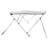 Vidaxl 3-Bow Bimini Top With Sidewalls-113863118-113863121